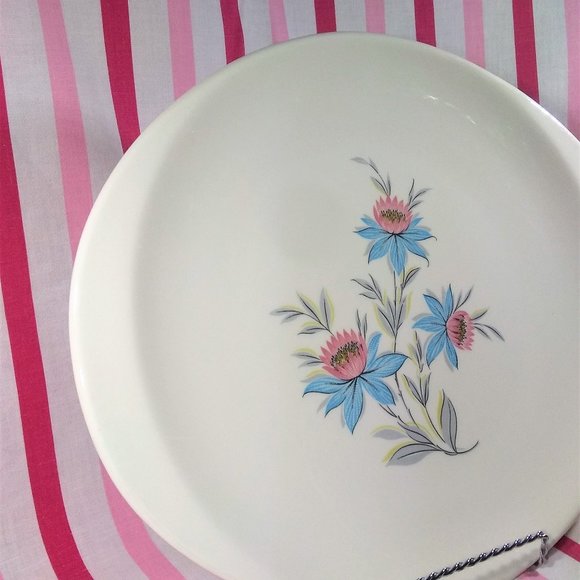 1950's Steubenville Pottery Fairlane Chop Platter - Picture 3 of 8